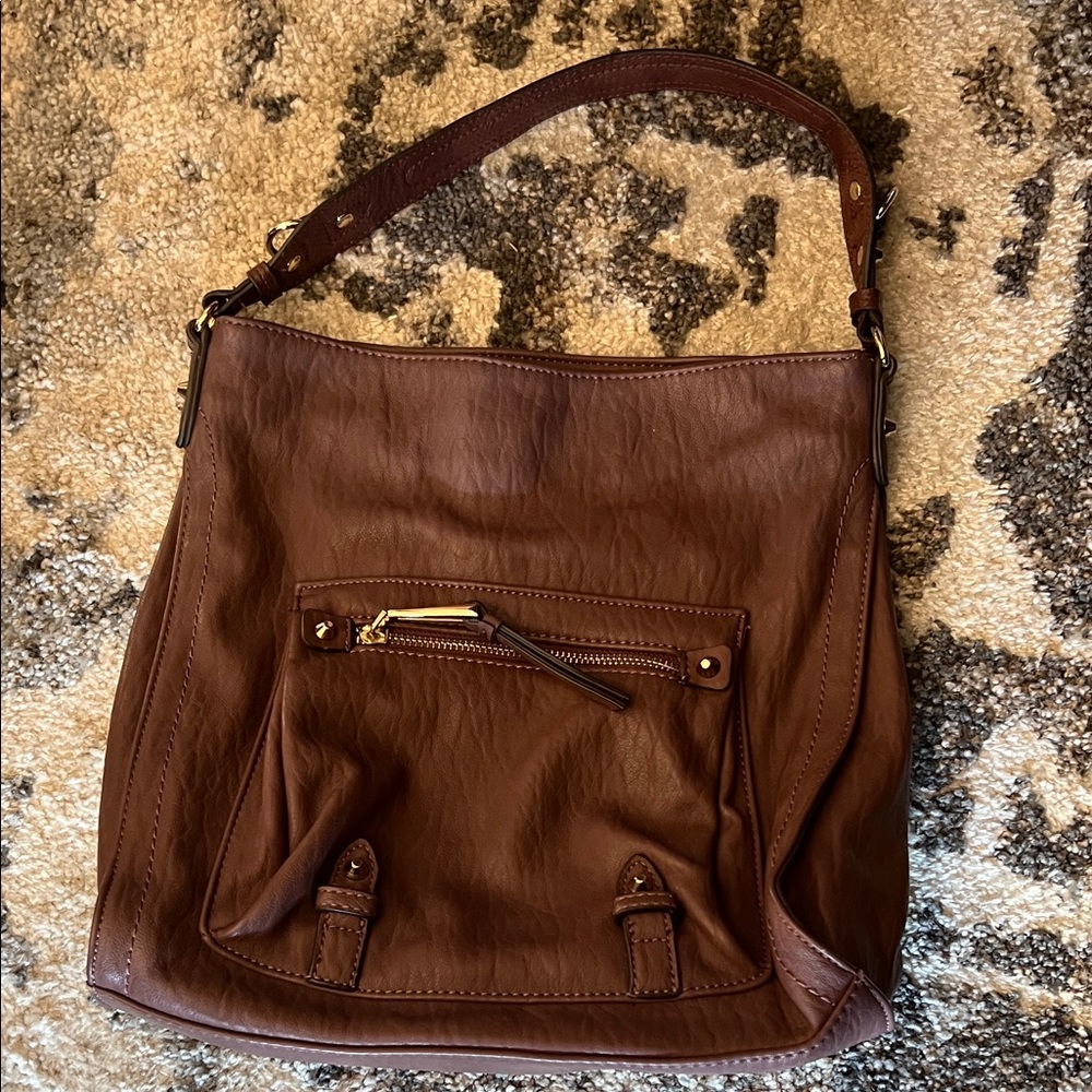 Jessica Simpson Rich Brown Shoulder Bag